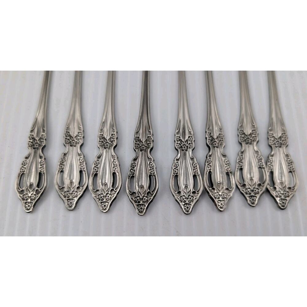 8 Oneida Distinction Deluxe HH Stainless Steel Raphael Cocktail/Seafood Forks - Picture 6 of 8